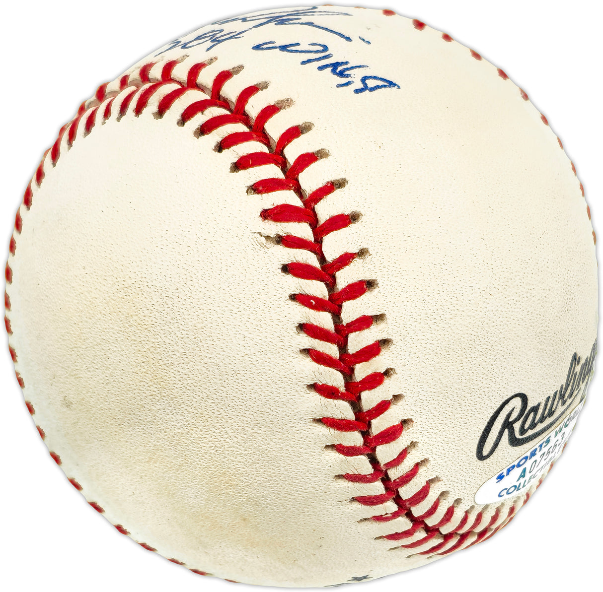 Fergie Jenkins Autographed Official NL Baseball Chicago Cubs "284 Wins" Beckett BAS QR #BN14933