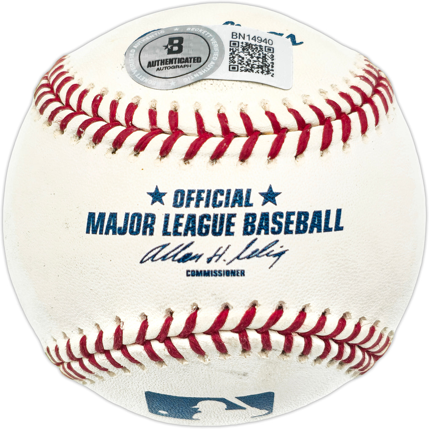 Ichiro Suzuki Autographed Official MLB Baseball Seattle Mariners Beckett BAS QR #BN14940