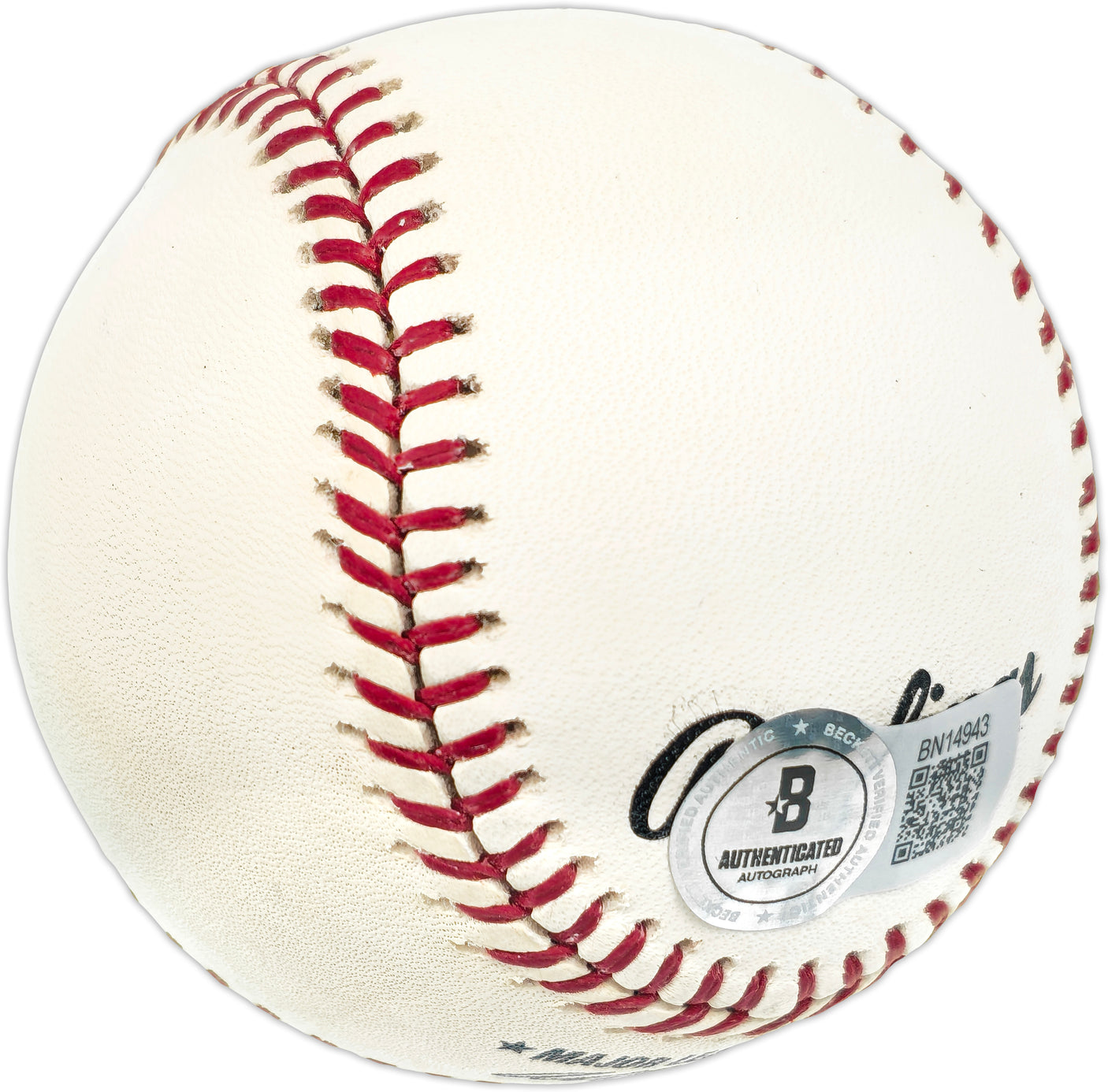 Oscar Gamble Autographed Official MLB Baseball New York Yankees Big "O" Proud to be a Yankee 1976-1979-1984 Beckett BAS QR #BN14943