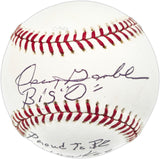 Oscar Gamble Autographed Official MLB Baseball New York Yankees Big "O" Proud to be a Yankee 1976-1979-1984 Beckett BAS QR #BN14947