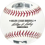 Oscar Gamble Autographed Official MLB Baseball New York Yankees "200 HR's, 666 RBI's, 1195 Hits" Beckett BAS QR #BN14949