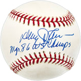 Davey Johnson Autographed Official MLB Baseball New York Mets "Mgr. 86 WS Champs" Beckett BAS QR #BN14960