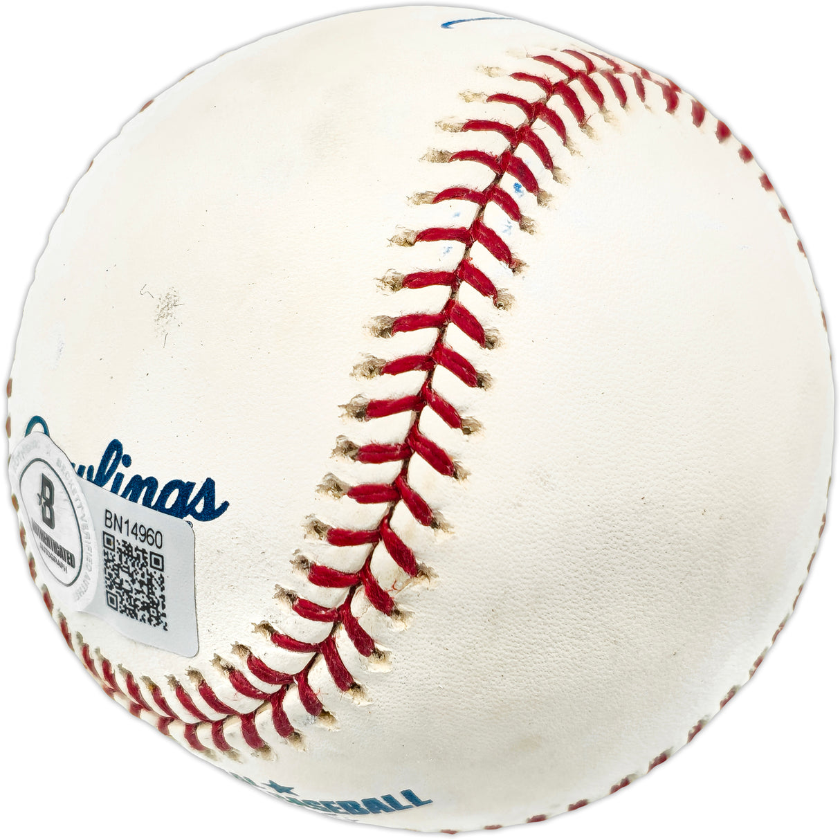 Davey Johnson Autographed Official MLB Baseball New York Mets "Mgr. 86 WS Champs" Beckett BAS QR #BN14960