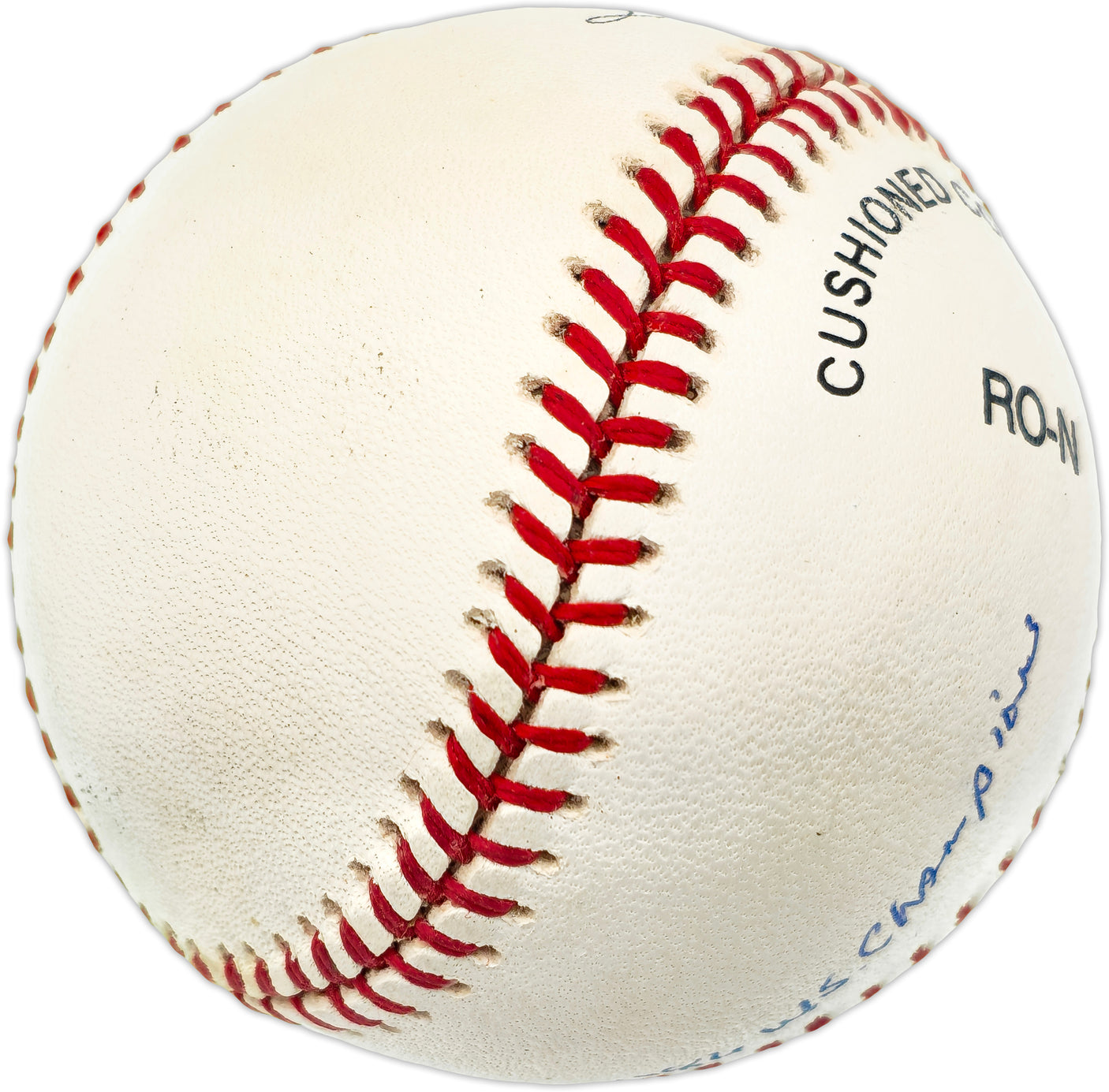Ed Hearn Autographed Official NL Baseball New York Mets "86 WS Champs" Beckett BAS QR #BN14962