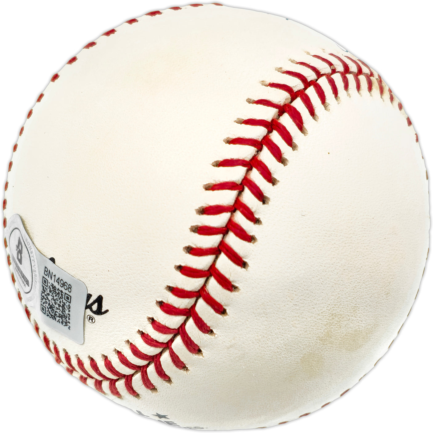 Dave Magadan Autographed Official NL Baseball New York Mets "1986 WS Champs" Beckett BAS QR #BN14968