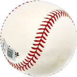Dave Magadan Autographed Official NL Baseball New York Mets "1986 WS Champs" Beckett BAS QR #BN14968