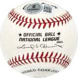 Willie McCovey Autographed Official NL Baseball San Francisco Giants Beckett BAS QR #BN15001