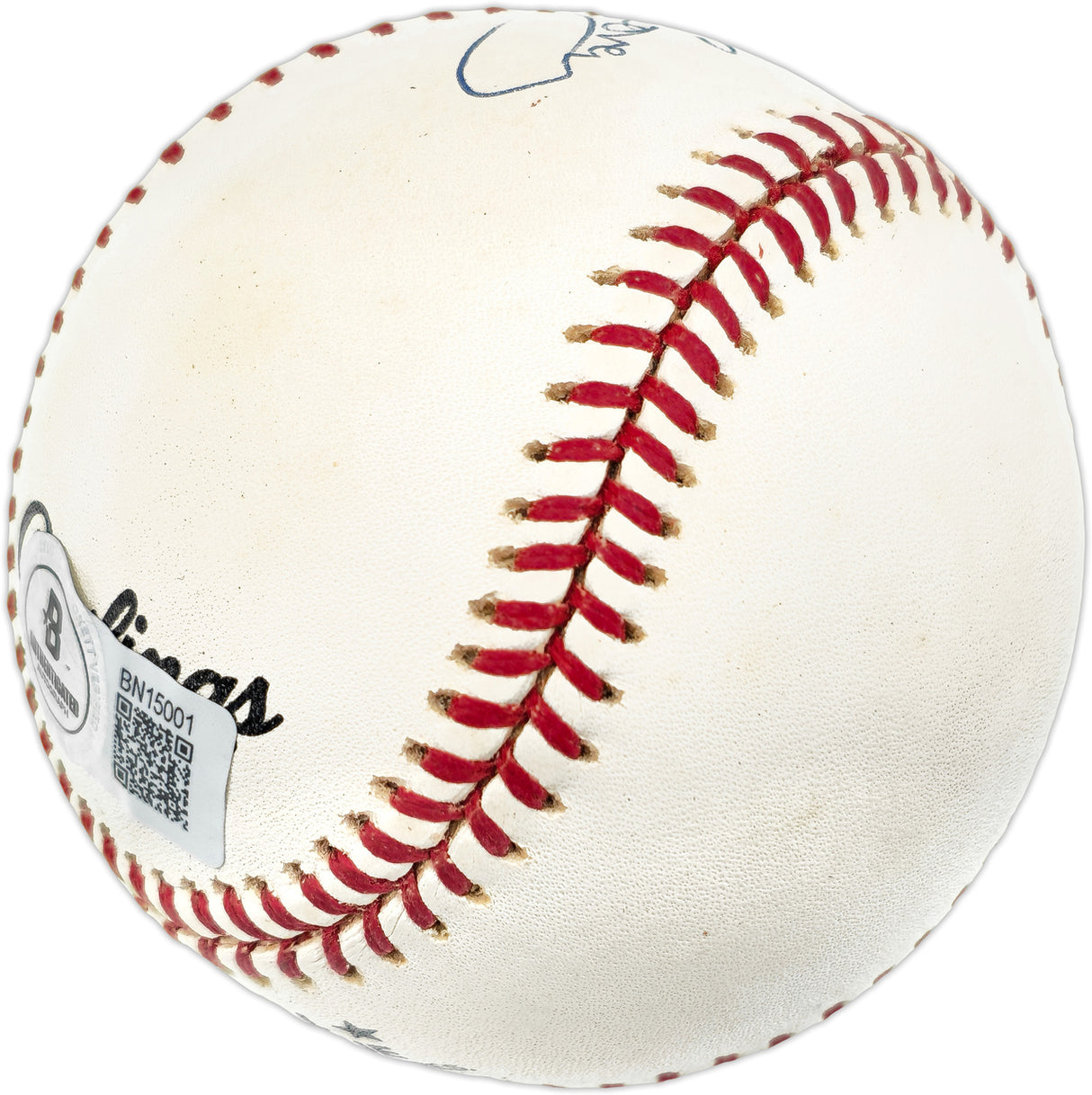 Willie McCovey Autographed Official NL Baseball San Francisco Giants Beckett BAS QR #BN15001