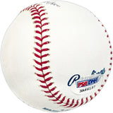 Joe Montana Autographed Official Stat Logo MLB Baseball San Francisco 49ers #64/500 PSA/DNA #3A66157