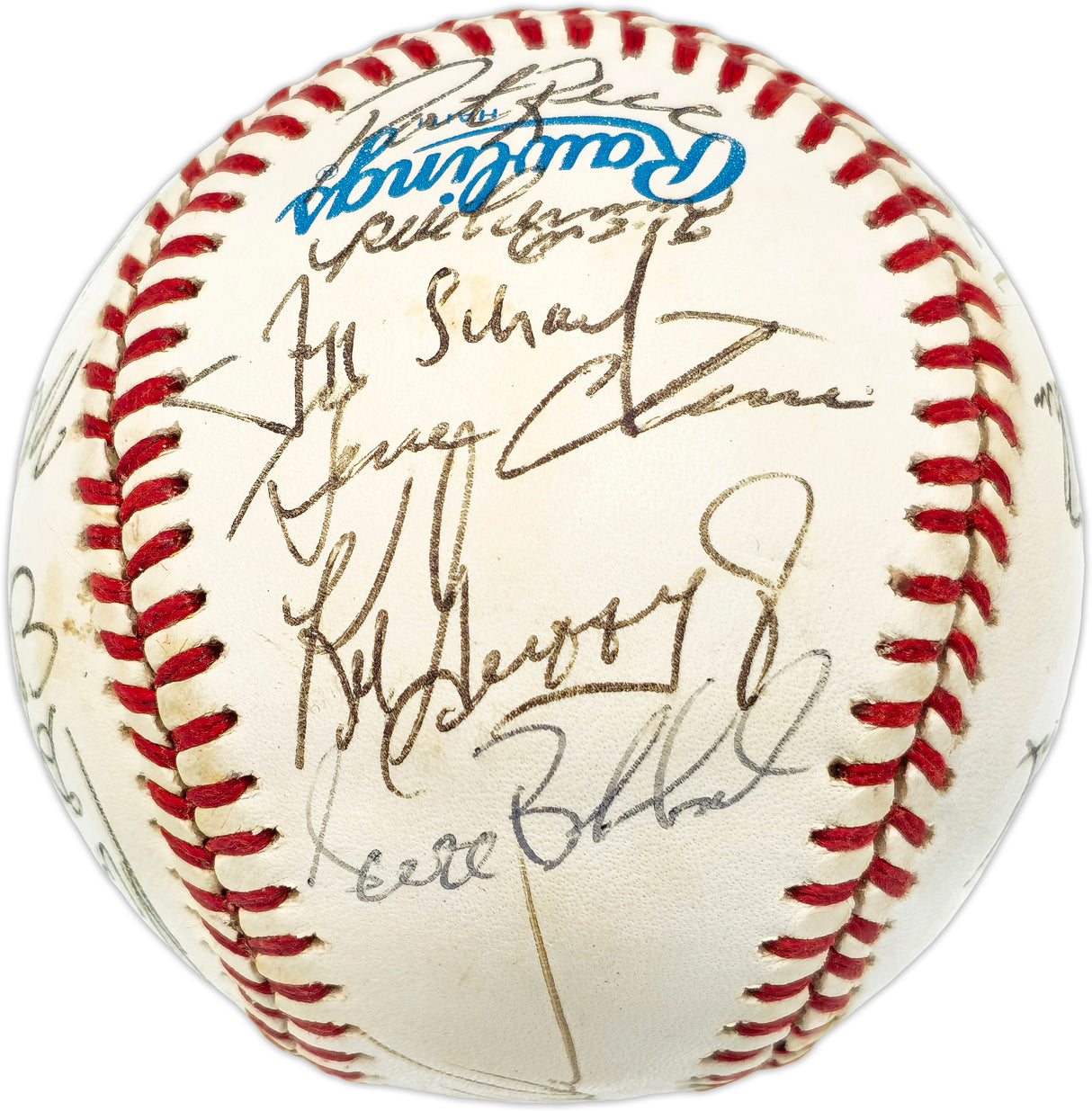 1991 Seattle Mariners Autographed Official AL Baseball With 23 Signatures Including Ken Griffey Jr. & Edgar Martinez PSA/DNA #Y01995