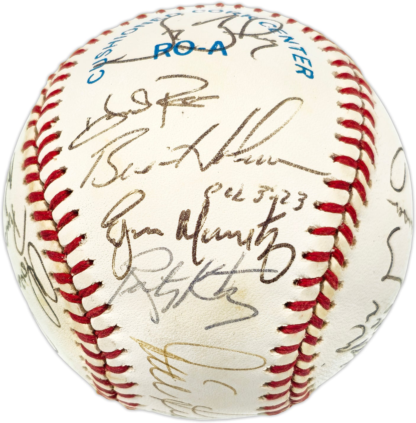 1991 Seattle Mariners Autographed Official AL Baseball With 23 Signatures Including Ken Griffey Jr. & Edgar Martinez PSA/DNA #Y01995