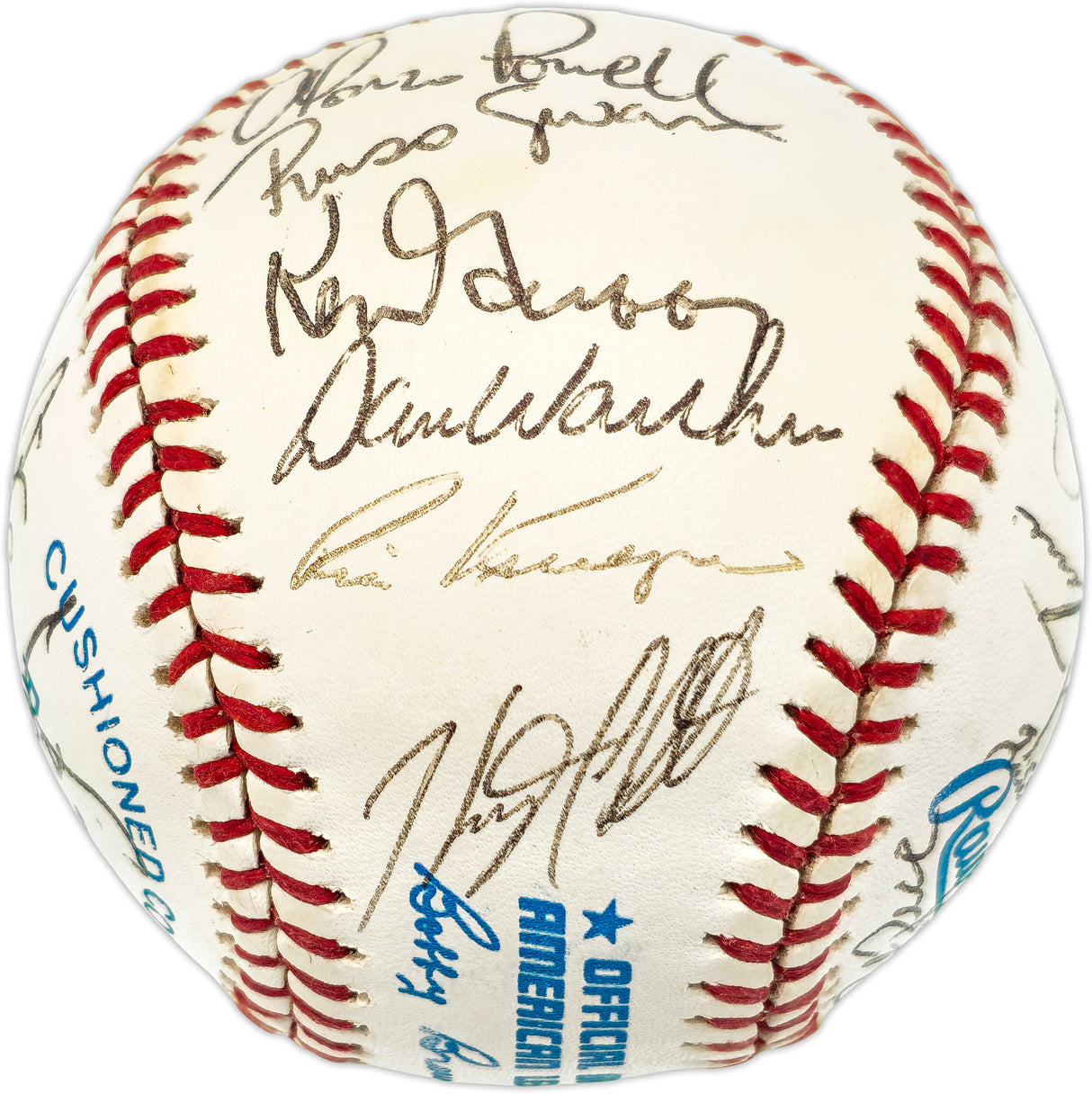 1991 Seattle Mariners Autographed Official AL Baseball With 23 Signatures Including Ken Griffey Jr. & Edgar Martinez PSA/DNA #Y01995