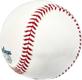 Carl Yastrzemski Autographed Official Fenway Park 100 Years Logo Baseball Boston Red Sox MLB Holo #FJ926713