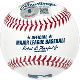 David Ortiz Autographed Official MLB Baseball Boston Red Sox "HOF 22" (Smudged) Beckett BAS Witness #WY88225