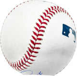 David Ortiz Autographed Official MLB Baseball Boston Red Sox "HOF 22" (Smudged) Beckett BAS Witness #WY88225