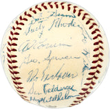 1953 New York Giants Autographed Official Giles NL Baseball With 29 Signatures SKU #237409