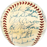 1953 Milwaukee Braves Autographed Official Giles NL Baseball SKU #237414