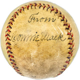 Connie Mack Autographed Official Major League Baseball Philadelphia A's "To Joe Walsh From" Beckett BAS #AC61638