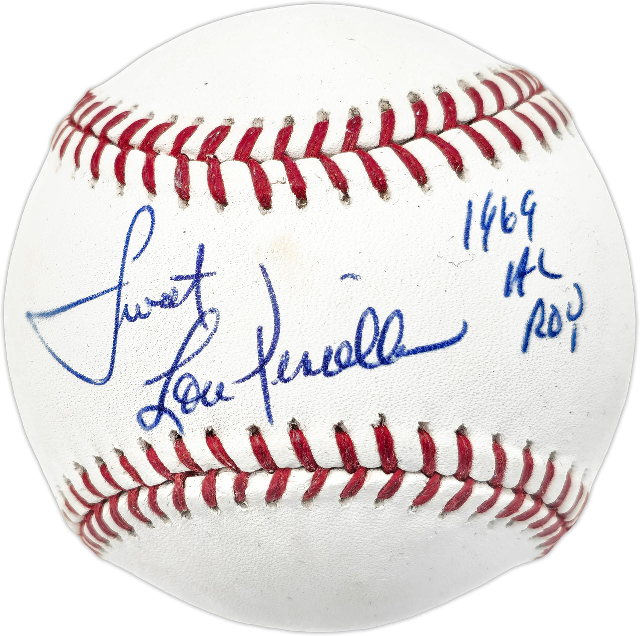 Lou Piniella Autographed Official MLB Baseball Seattle Pilots "Sweet & 1969 AL ROY" PSA/DNA #X21693