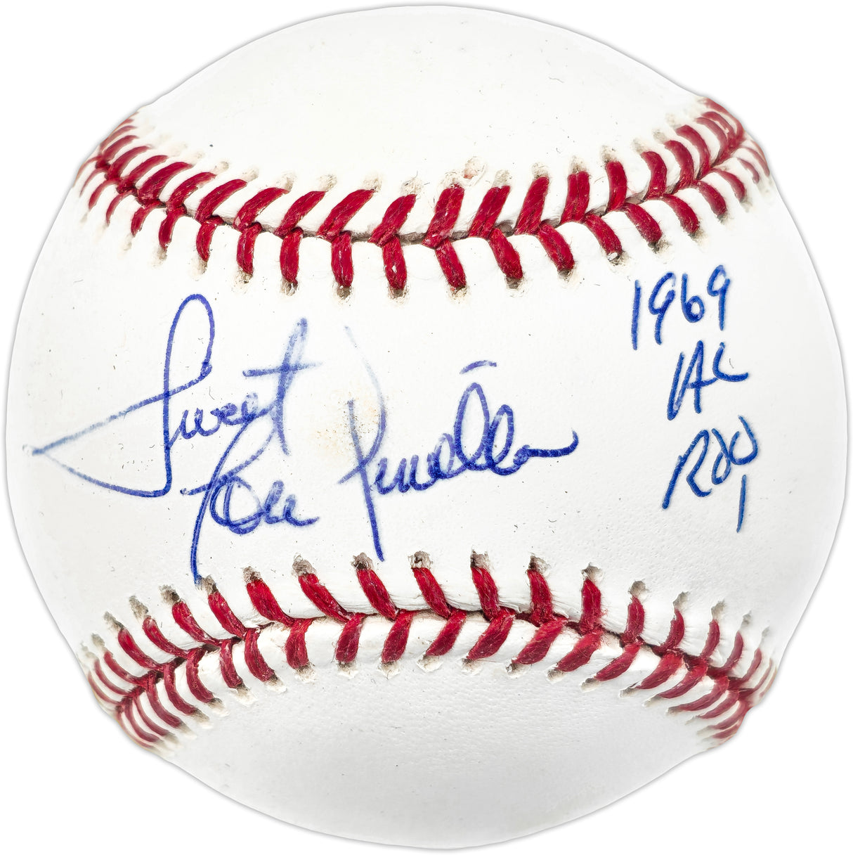 Lou Piniella Autographed Official MLB Baseball Seattle Pilots "Sweet & 1969 AL ROY" PSA/DNA #X21711