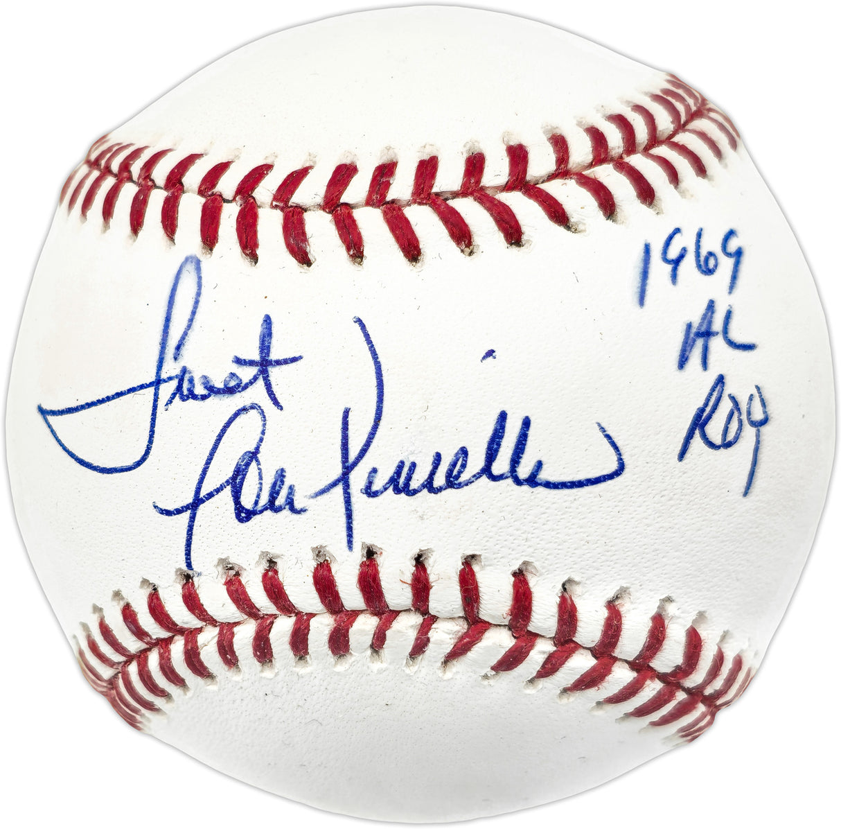 Lou Piniella Autographed Official MLB Baseball Seattle Pilots "Sweet & 1969 AL ROY" PSA/DNA #X21701