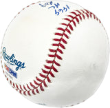 Lou Piniella Autographed Official MLB Baseball Seattle Pilots "Sweet & 1969 AL ROY" PSA/DNA #X21701
