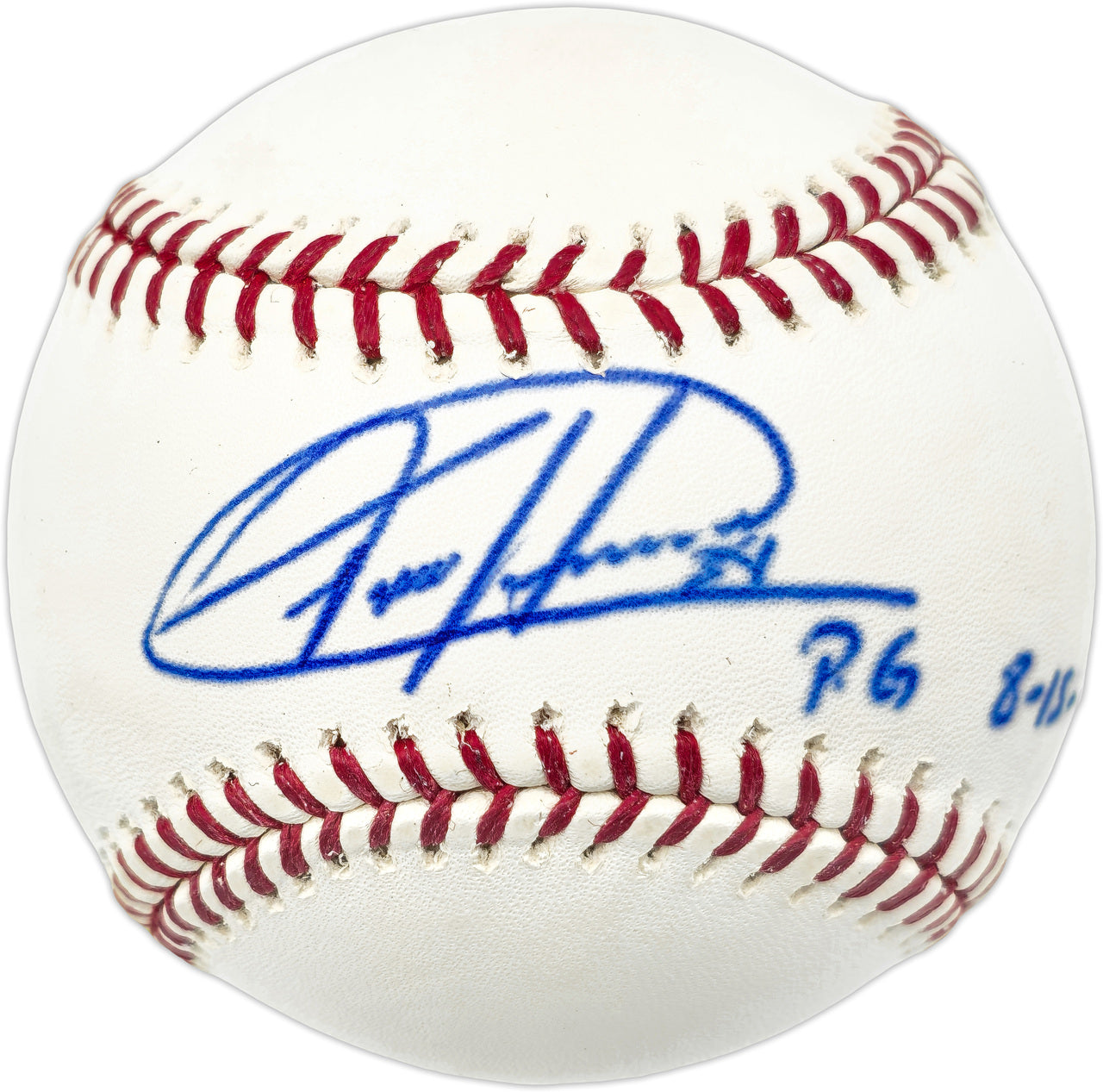 Felix Hernandez Autographed Official MLB Baseball Seattle Mariners "P.G. 8-15-12" PSA/DNA #4A52876