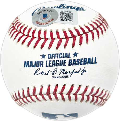 Oneil Cruz Autographed Official MLB Baseball Pittsburgh Pirates "The Monkey" Beckett BAS QR #BJ55832