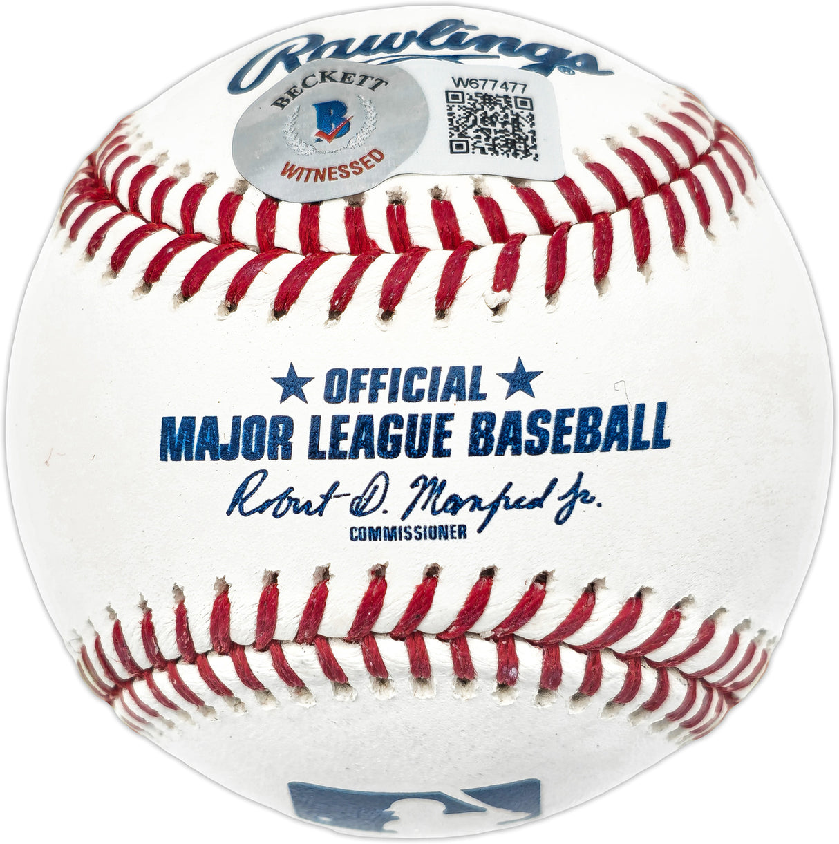 Elly De La Cruz Autographed Official MLB Baseball Cincinnati Reds (Smudged) Beckett BAS Witness #W677477
