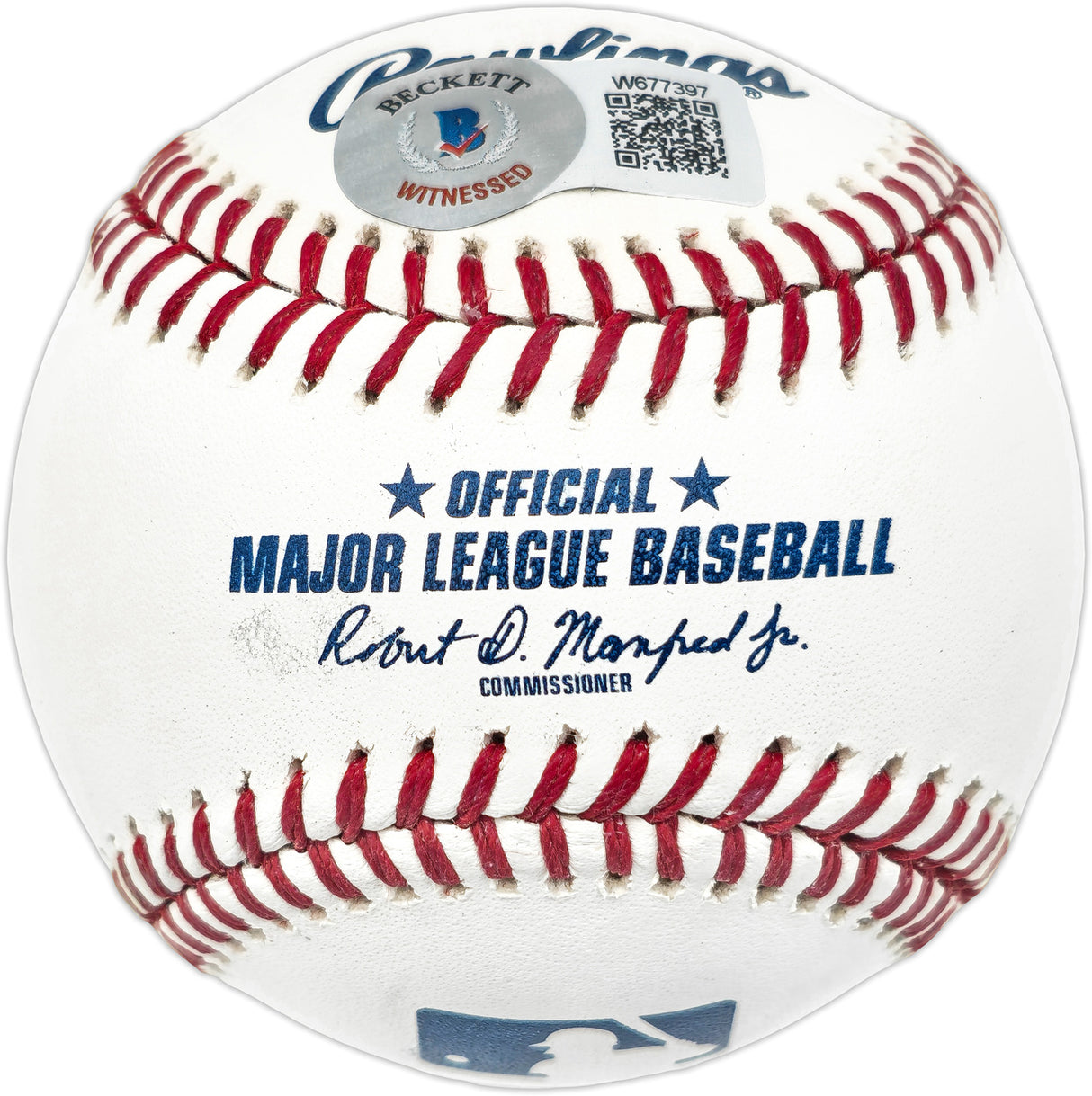 Elly De La Cruz Autographed Official MLB Baseball Cincinnati Reds (Smudged) Beckett BAS Witness #W677397