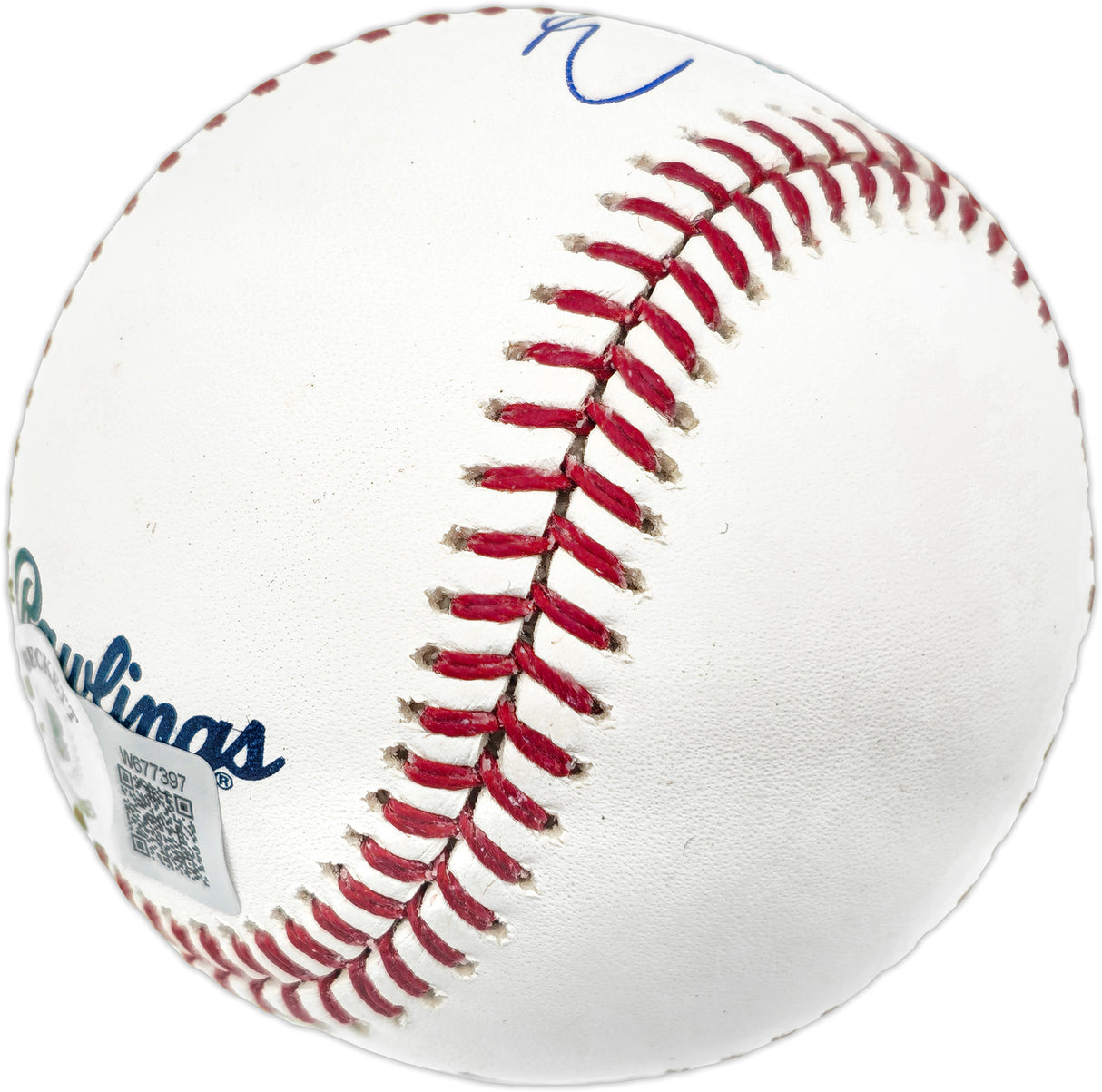 Elly De La Cruz Autographed Official MLB Baseball Cincinnati Reds (Smudged) Beckett BAS Witness #W677397