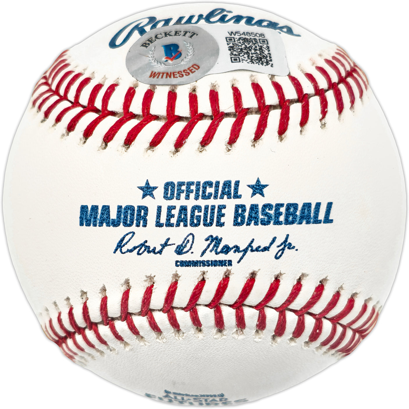 Elly De La Cruz Autographed Official 2022 Futures Game Logo Baseball Cincinnati Reds Beckett BAS Witness #W548508