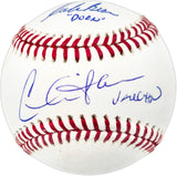Charlie Sheen, Corbin Bernsen & Tom Berenger Autographed Official MLB Baseball Major League Baseball Movie Beckett BAS Witness #WQ60825