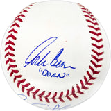 Charlie Sheen, Corbin Bernsen & Tom Berenger Autographed Official MLB Baseball Major League Baseball Movie Beckett BAS Witness #WQ60828