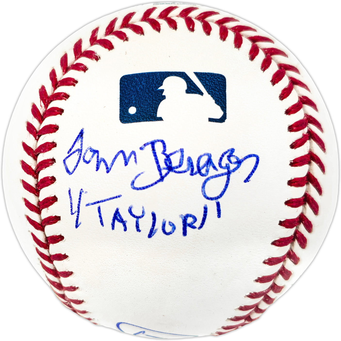 Charlie Sheen, Corbin Bernsen & Tom Berenger Autographed Official MLB Baseball Major League Baseball Movie Beckett BAS Witness #WQ60828