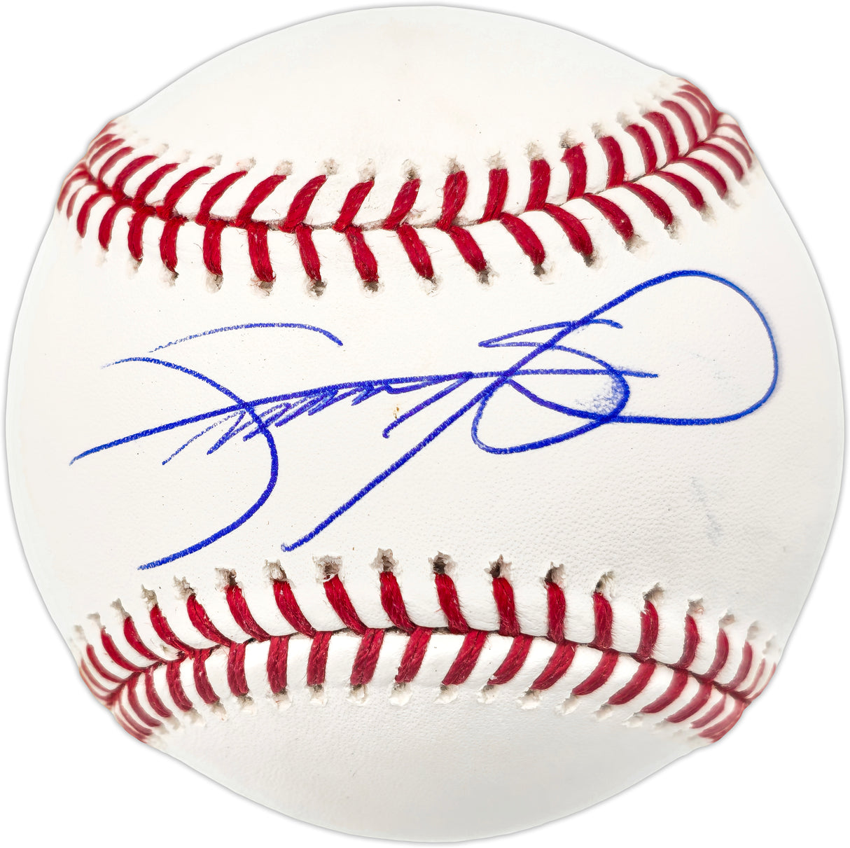 Sammy Sosa Autographed Official MLB Baseball Chicago Cubs (Smudged) Beckett BAS Witness #2W197616