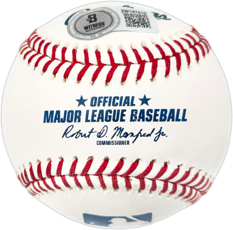 Sammy Sosa Autographed Official MLB Baseball Chicago Cubs (Smudged) Beckett BAS Witness #2W197616