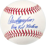Dave Concepcion Autographed Official MLB Baseball Cincinnati Reds "Big Red Machine" (Smudged) Beckett BAS Witness #W529195