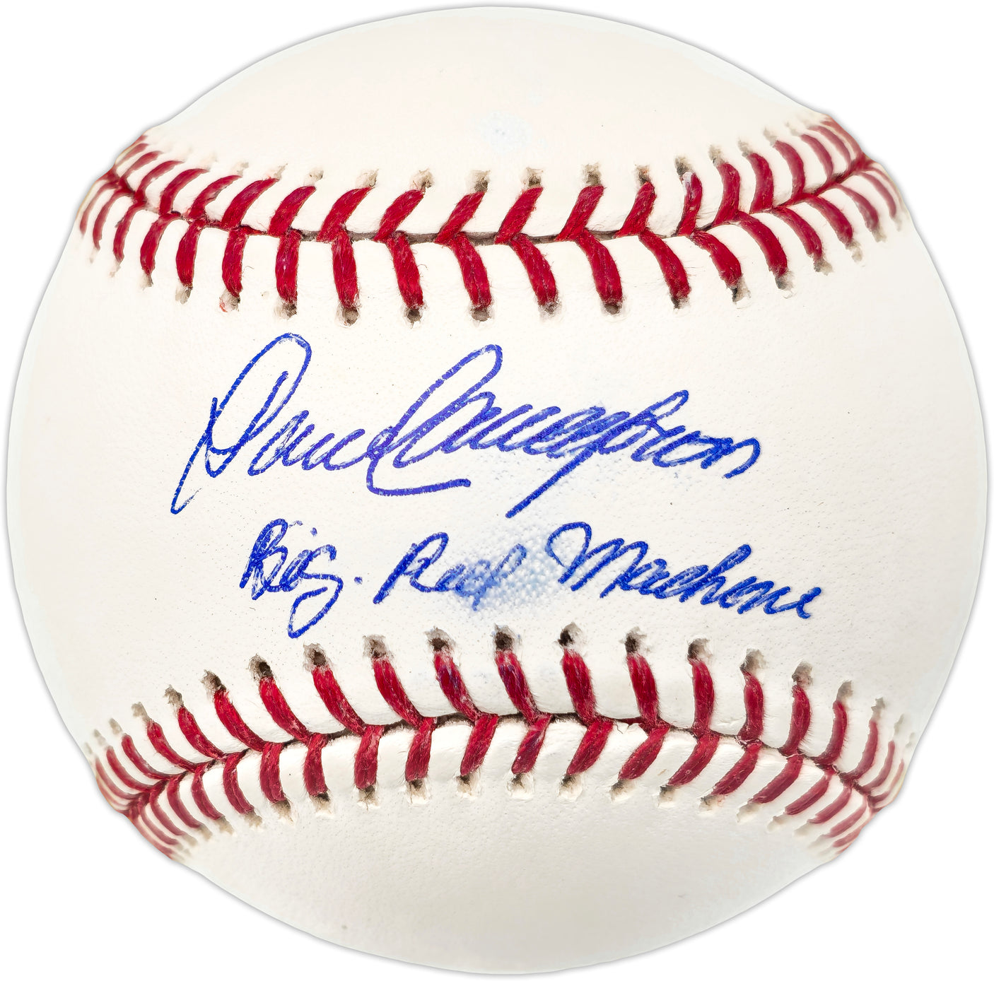 Dave Concepcion Autographed Official MLB Baseball Cincinnati Reds "Big Red Machine" (Smudged) Beckett BAS Witness #W529230