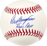Dave Concepcion Autographed Official MLB Baseball Cincinnati Reds "Reds HOF" (Smudged) Beckett BAS Witness #W529096