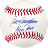 Dave Concepcion Autographed Official MLB Baseball Cincinnati Reds "Reds HOF" (Smudged) Beckett BAS Witness #W529094