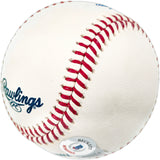 Dave Concepcion Autographed Official MLB Baseball Cincinnati Reds "Reds HOF" (Smudged) Beckett BAS Witness #W529094