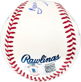 Charlie Sheen, Corbin Bernsen & Tom Berenger Autographed Official MLB Baseball Major League Baseball Movie Beckett BAS Witness #WQ60817