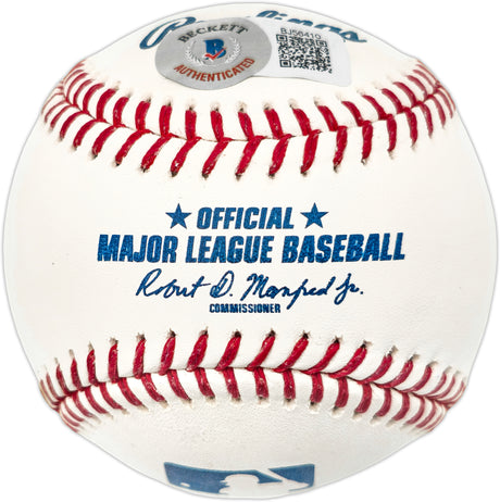 Vince Coleman Autographed Official MLB Baseball St. Louis Cardinals "1985 NL ROY" Beckett BAS QR #BJ56410