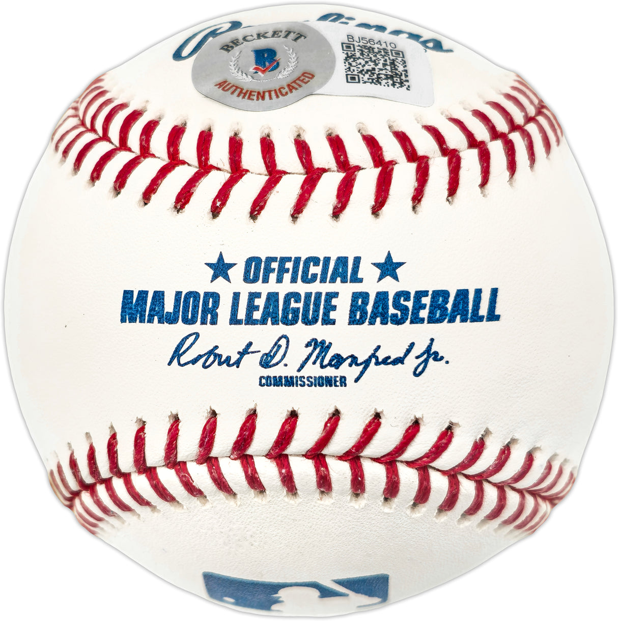 Vince Coleman Autographed Official MLB Baseball St. Louis Cardinals "1985 NL ROY" Beckett BAS QR #BJ56410