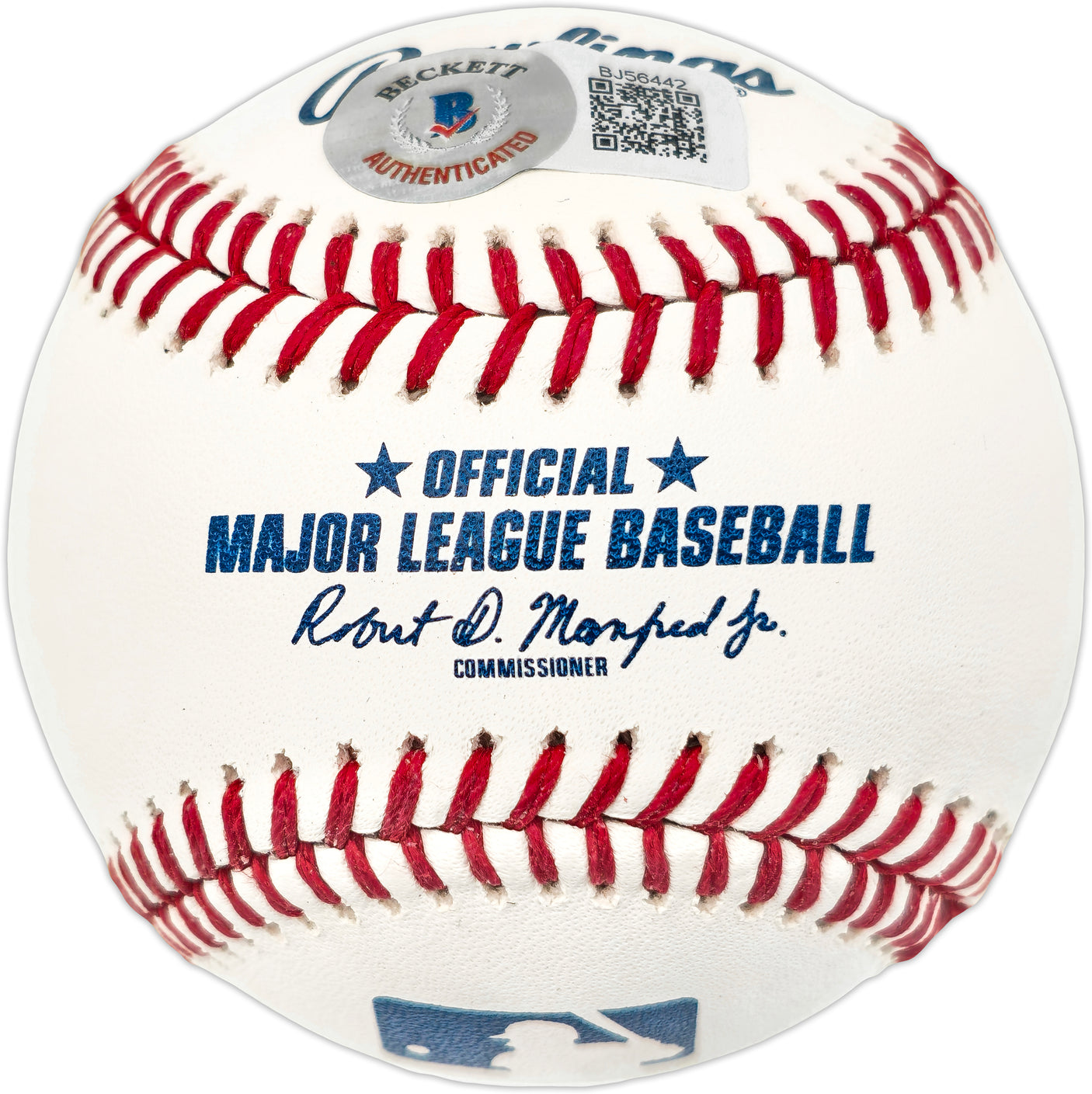 Vince Coleman Autographed Official MLB Baseball St. Louis Cardinals "85 ROY" Beckett BAS QR #BJ56442