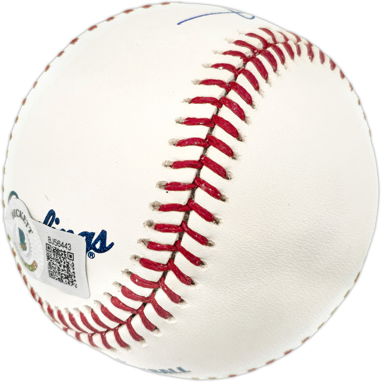 Vince Coleman Autographed Official MLB Baseball St. Louis Cardinals "86 ROY" Beckett BAS QR #BJ56443