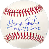 Vince Coleman Autographed Official MLB Baseball St. Louis Cardinals "86 ROY" Beckett BAS QR #BJ56443