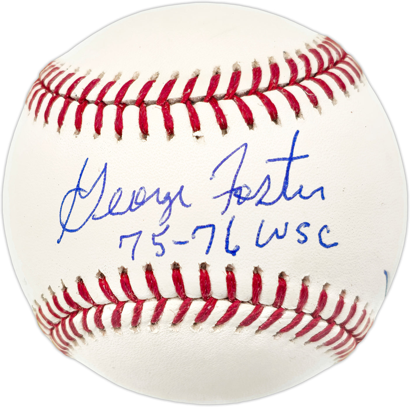 Vince Coleman Autographed Official MLB Baseball St. Louis Cardinals "86 ROY" Beckett BAS QR #BJ56443