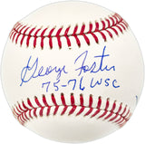 Vince Coleman Autographed Official MLB Baseball St. Louis Cardinals "86 ROY" Beckett BAS QR #BJ56443